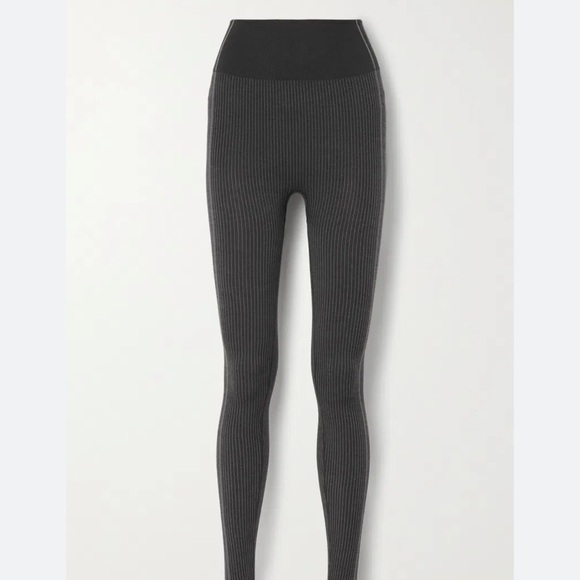 Nagnata Ryo Ribbed Leggings in Charcoal S/M - Picture 1 of 8